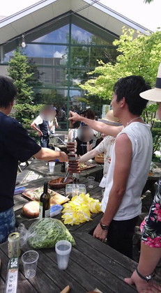 写真：第1回縁結BBQの様子2