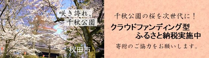 クラウドファンディング型ふるさと納税で寄附を募ります