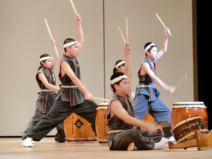 写真　下浜太鼓（下浜中）