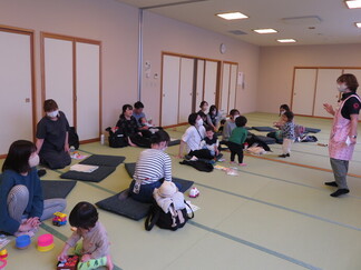 写真：6月4日活動風景・子どもの歯のお話