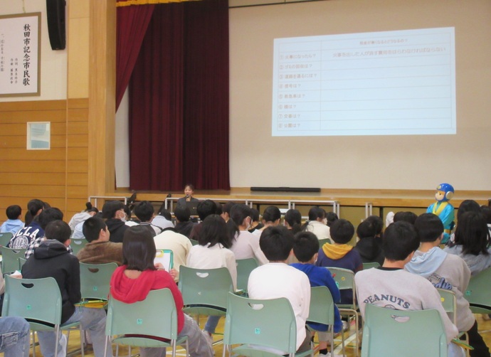 旭川小学校での授業風景