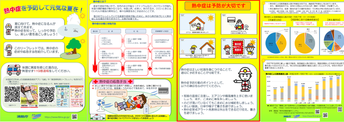 熱中症予防パンフレット