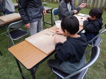 粘土勾玉づくり体験