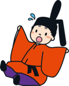 驚くあきまろくん