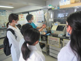 検査員控室の見学