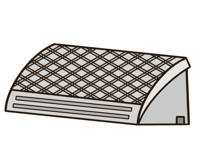イラスト：障害物により除雪作業が妨げられる様子