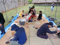 体験イベント（火おこし）
