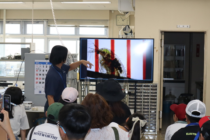 水質試験室見学の写真