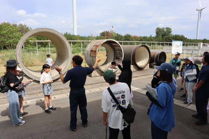 下水道管見学の写真