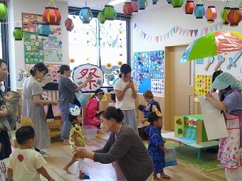 写真：夏まつり＆縁日ごっこ