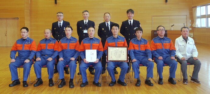 表彰伝達式の様子