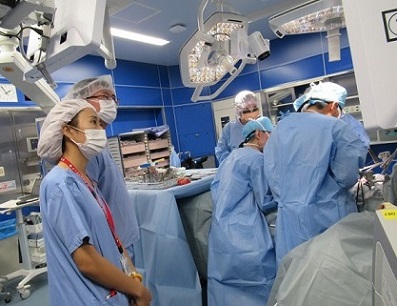 研修中の様子（病院）