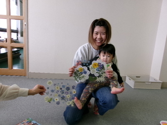 写真：押し花の様子4