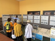 西部市民サービスセンターのパネル展の展示状況